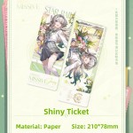 miHoYo Honkai Star Rail Firefly Spring Missive Series Badge Standing Ticket Card Pendant Delicate Accessories